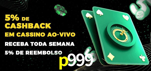 Promoções do cassino ao Vivo p999